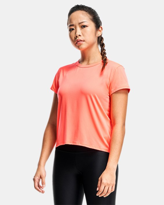 Damen UA Knockout T-Shirt, Pink, pdpMainDesktop image number 0